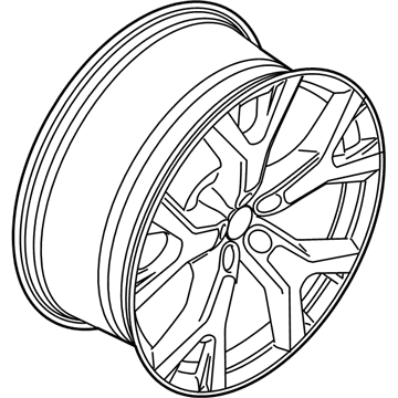 BMW 36-11-6-885-141 Disk Wheel, Light Alloy, In
