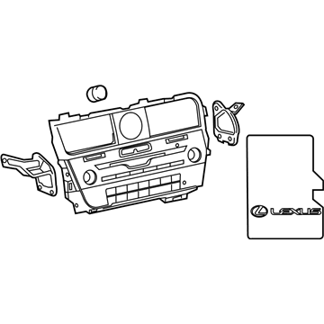 Lexus 86804-0E370 Cover Sub-Assembly, Navigation