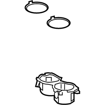 Lexus 55620-24110 Holder Assembly, INSTRUM