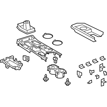 Lexus 58804-24140-C6 Panel Sub-Assembly, Console