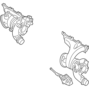 BMW 11-65-8-469-098 EXCHANGE TURBOCHARGER WITH E