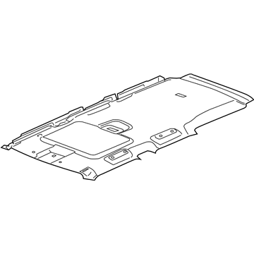 GM 15933251 Panel-Headlining Trim (Service Substrate) *Light Opel Gray