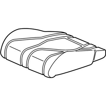 Acura 81537-TJB-A41 Pad Complete L, Front Cushion