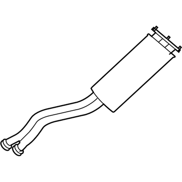 Mopar 5290726AB Exhaust Muffler