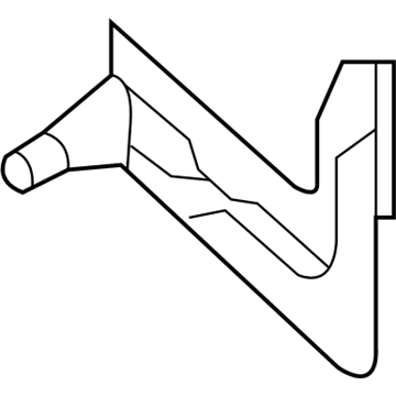 Nissan 63851-3KL1B Mud Guard Set-Front Fender, Left