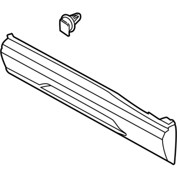 Ford M1PZ-7825557-A MOULDING - DOOR OUTSIDE