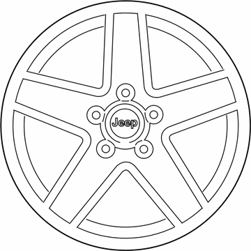 Mopar 1AR01PAKAA Wheel Alloy