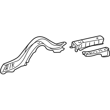 Lexus 57601-50906 Member Sub-Assy, Rear Floor Side, RH