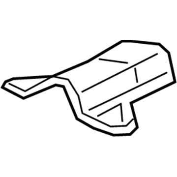 Acura 74602-TR0-A00 Plate B, Floor Heat Baffle