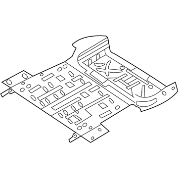 Kia 655104D500 Panel Complete-Rear Floor