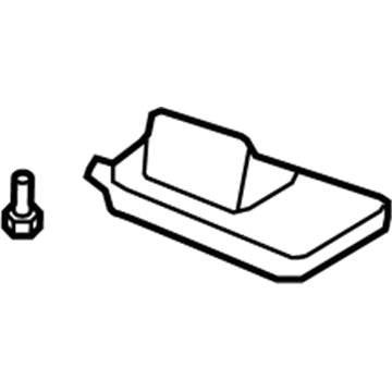 Honda 83230-SWA-A91ZA Sunvisor Assembly, Passenger Side (Pale Quartz)