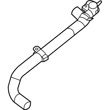 Nissan 21501-3TA0A Hose-Radiator, Upper