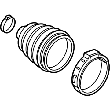 Mopar 68275021AA Boot Kit-Half Shaft