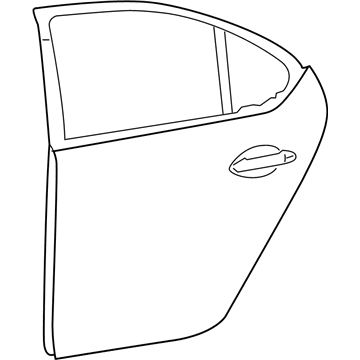 Lexus 67003-50060 Panel Sub-Assembly, Rear Door