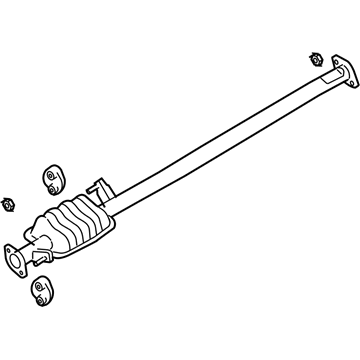 Hyundai 28650-2E430 Center Exhaust Pipe