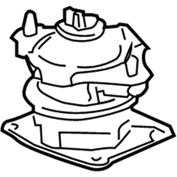 Acura 50830-SDA-A04 Rubber Assembly, Front Engine Mounting (At)