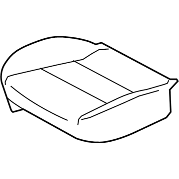 Nissan 87370-5RL2A Trim Assy-Cushion, Front Seat LH