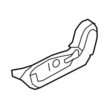 Nissan 87381-5RB0A Finisher-Cushion, Front Seat Inner LH