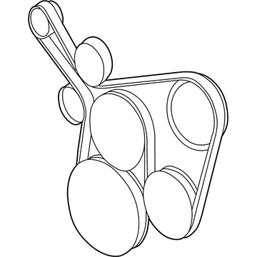 Mopar 4854033AC BELT-ACCESSORY DRIVE