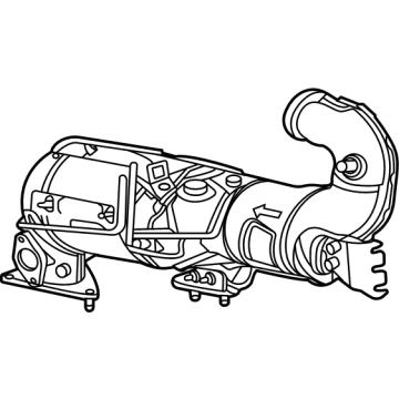 GM 12709334 Converter Shield