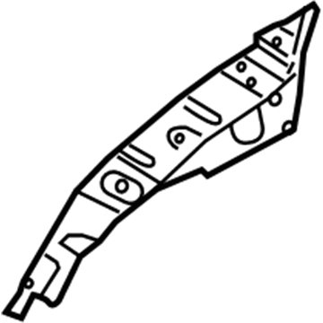 Nissan 64186-CA000 Reinforce-Hoodledge, Rear RH