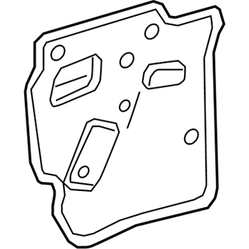 GM 84539741 Water Deflector