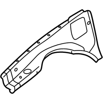 GM 15146521 Rail-Front Compartment Side