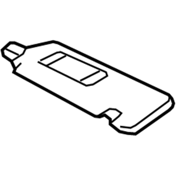 Toyota 74310-12C10-B1 Sunvisor