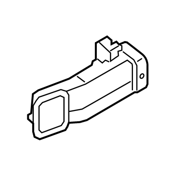 BMW 13-71-8-053-368 INTAKE DUCT, RIGHT