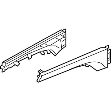 Hyundai 84657-B1150-SG2 Moulding Assembly-Floor Console, LH