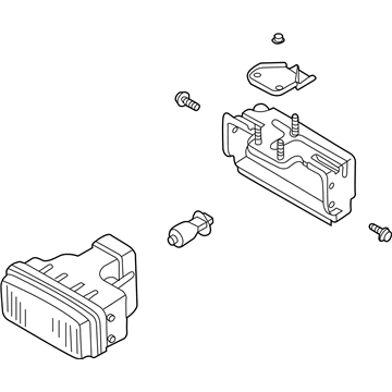 Nissan 26150-0W025 Lamp Assembly-Fog