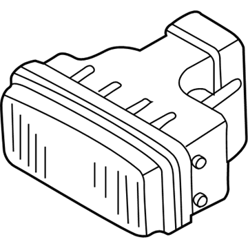 Nissan 26154-0W001 Lamp Unit-Fog