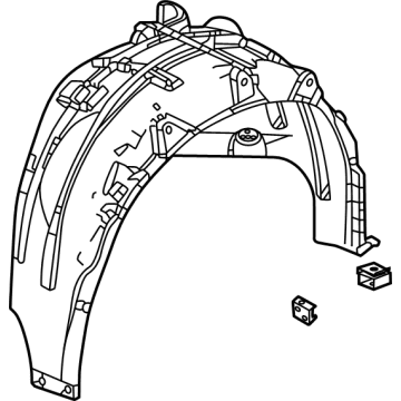 Honda 74552-T20-A00 FDR, R- RR- (INNER)