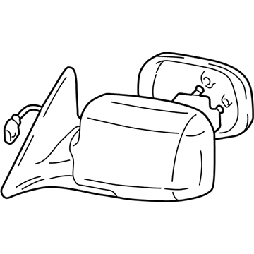Toyota 87940-AA040-J0 Mirror Assembly