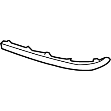 BMW 51-11-7-030-607 Protective Rubber Strip, Left Front Bumper