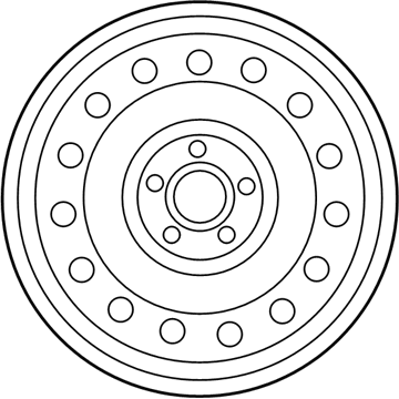 Kia 529100W920 Wheel Assembly-Temporary