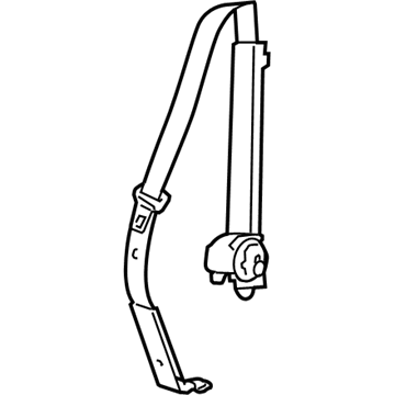 GM 19148928 Center Seat Belt