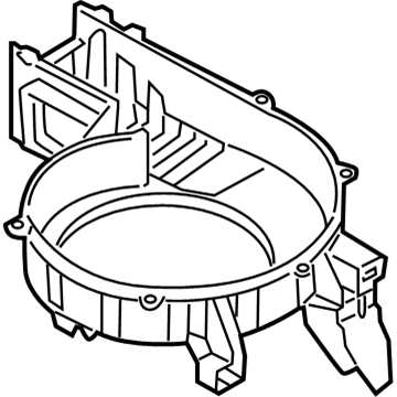 Hyundai 97112-2W000 Case-Blower, Lower