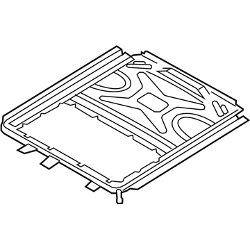 BMW 54-10-7-189-245 Sliding Roof Frame