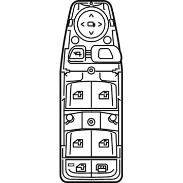 BMW 61-31-6-832-728 Door Window Switch