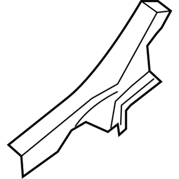 Nissan 769B6-3TA0A Plate-Kicking, Rear RH