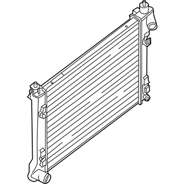 Nissan 21410-3YM0A Radiator Assy