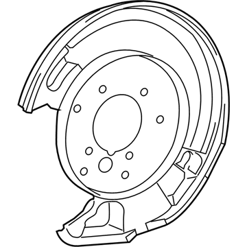 Lexus 47881-30080 Cover, Disc Brake Du