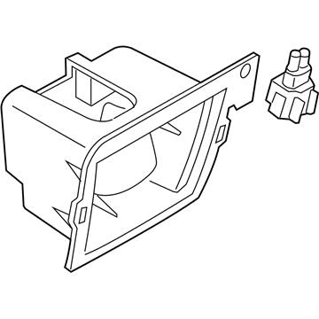 Nissan 26980-1EA0B Bracket-Rear Fog Lamp