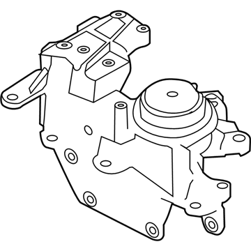 Nissan 11220-4BA0B Engine Mounting Insulator , Left