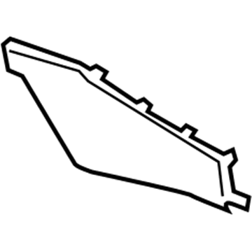 BMW 51-41-7-317-575 Cover, Handle Recess, Door, Rear Left