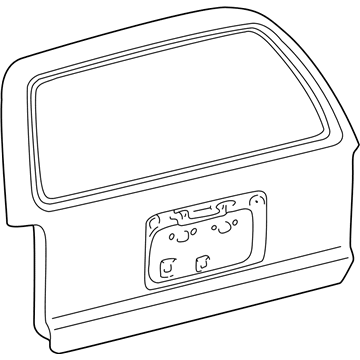 Toyota 67005-35151 Panel Sub-Assy, Back Door