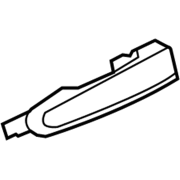 GM 92214646 Lever, Front Side Door Outside Handle