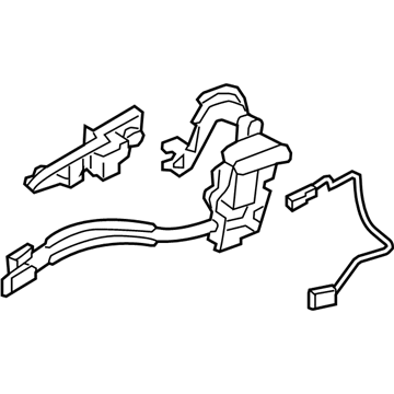 Hyundai 81310-J3010 Latch Assembly-Front Door, LH