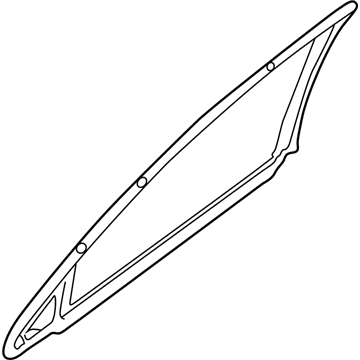 Mopar 4805525AD Molding-Front Door